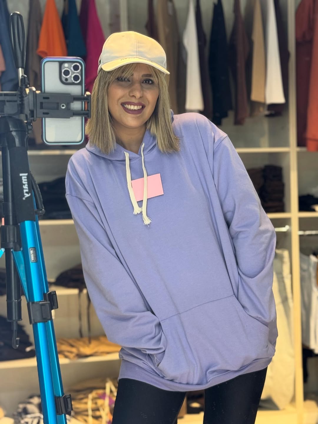 هودی کرکدار اسپرت با قد ۸۰ سانت نرم و لطیف کلاهدار